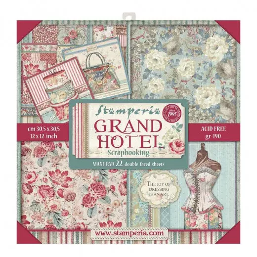 Maxi Grand Hotel 12x12 Paper Pack