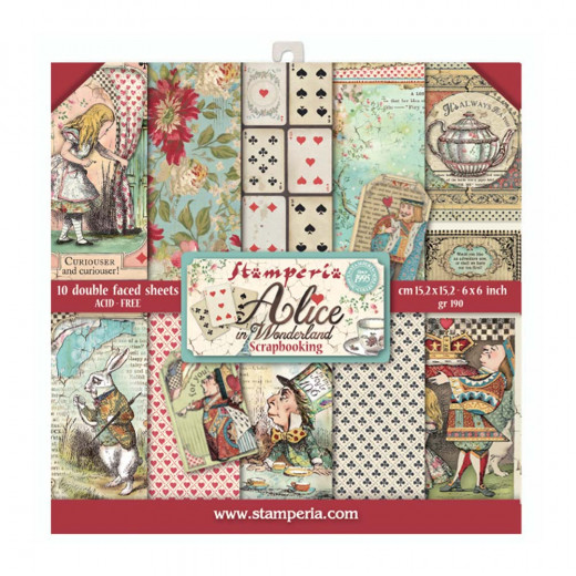 Alice Wonderland 6x6 Paper Pack