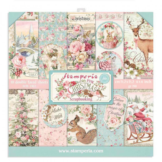 Pink Christmas 6x6 Paper Pack