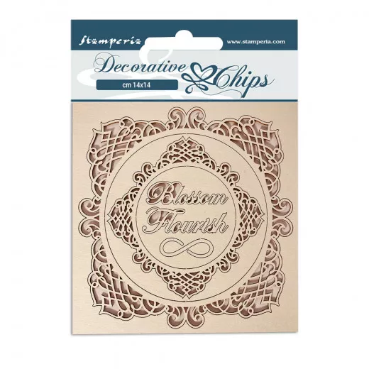 Stamperia Decorative Chips - Romantic Garden House Frames