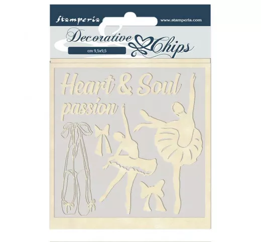 Stamperia Decorative Chips - Passion Dancer