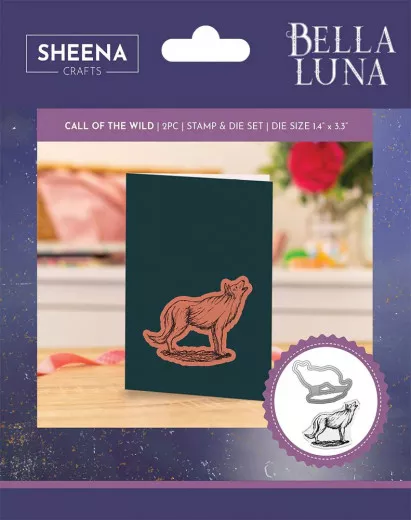 Clear Stamp & Cutting Die - Sheena Douglass - Bella Luna - Call of the Wild