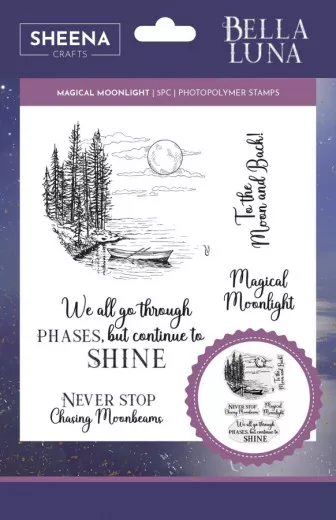 Clear Stamps - Sheena Douglass - Bella Luna - Magical Moonlight