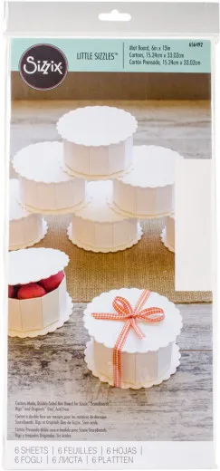 Sizzix Mat Board 6x13inch white