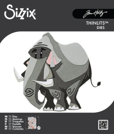 Thinlits Die Set by Tim Holtz - Clarence, Colorize