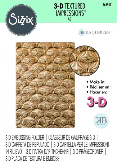 3D Embossing Folder - Art Deco