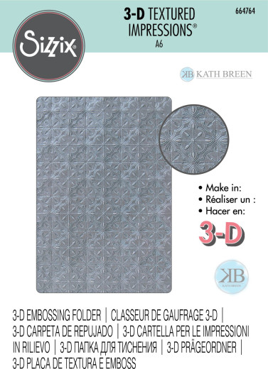 3D Embossing Folder - Tileable
