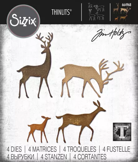 Thinlits Die by Tim Holtz - Darling Deer