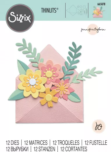 Thinlits Die Set - Flowers w/ Envelope