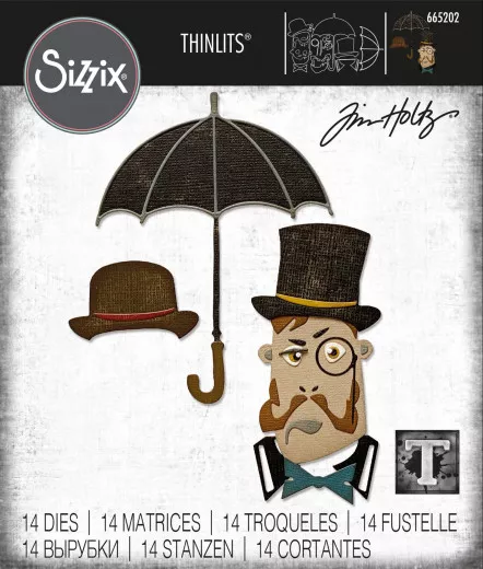 Thinlits Die Set by Tim Holtz - The Gent