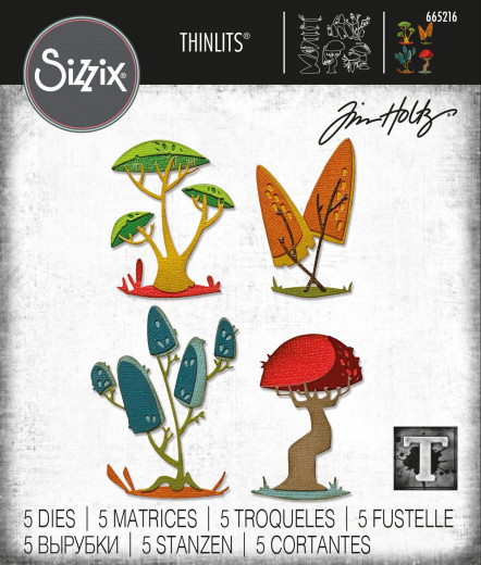 Thinlits Die Set - Funky Toadstools