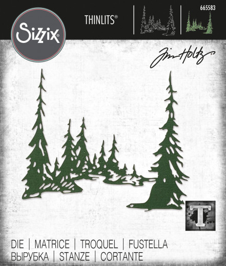 Thinlits Die by Tim Holtz - Tall Pines