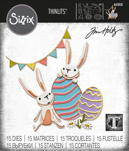 Thinlits Die Set by Tim Holtz - Bunny Games