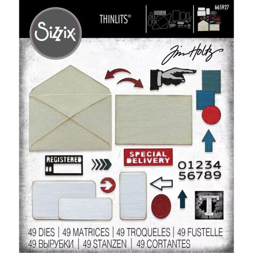 Thinlits Die Set by Tim Holtz - Postale