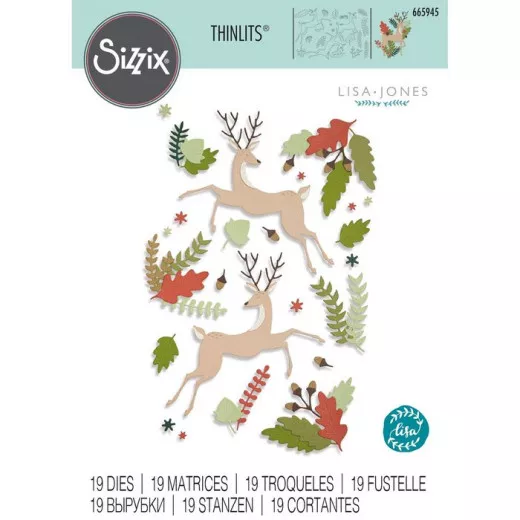 Thinlits Die Set - Delightful Deer