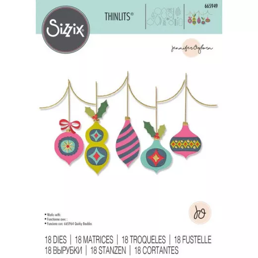 Thinlits Die Set - Funky Baubles