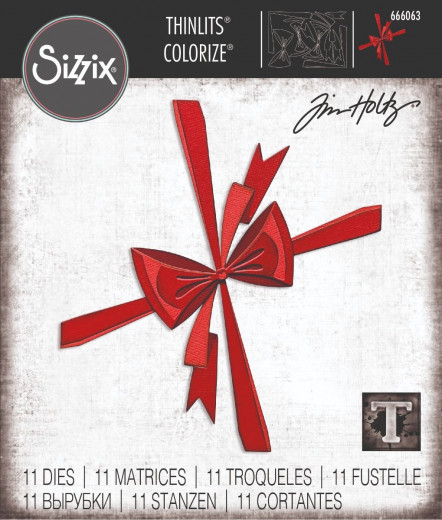 Thinlits Die Set by Tim Holtz - Bowtied, Colorize