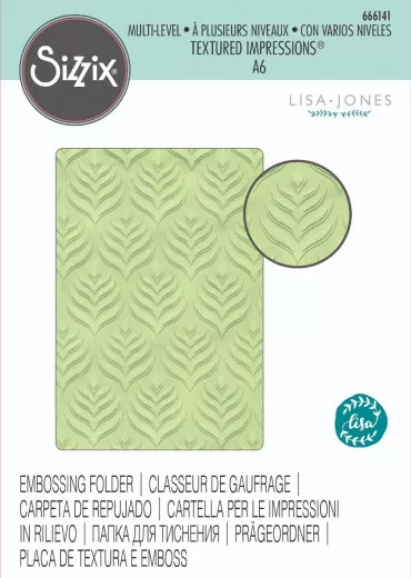 Multi-Level Embossing Folder - Palm Repeat