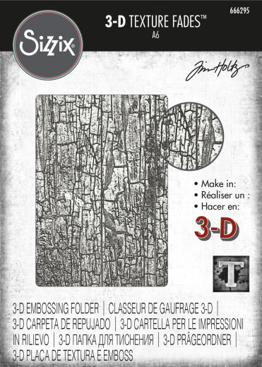 3D Embossing Folder - Tim Holtz Cracked