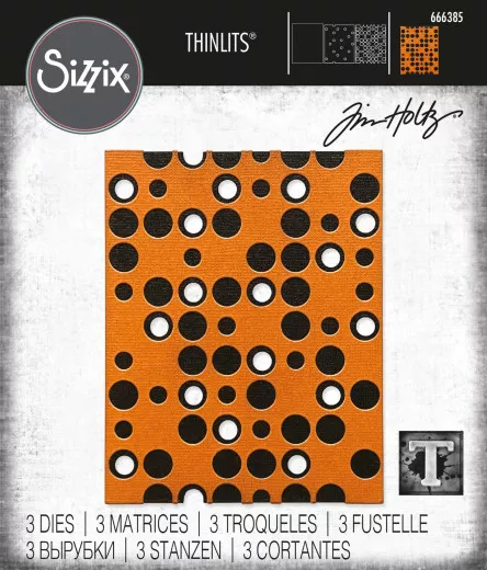 Thinlits Die by Tim Holtz - Layered Dots