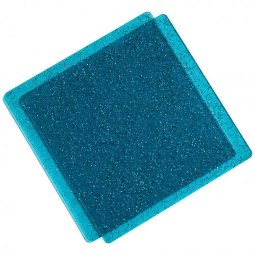 Sizzix - Cutting Pads Teal with Glitter 15 x 15 cm