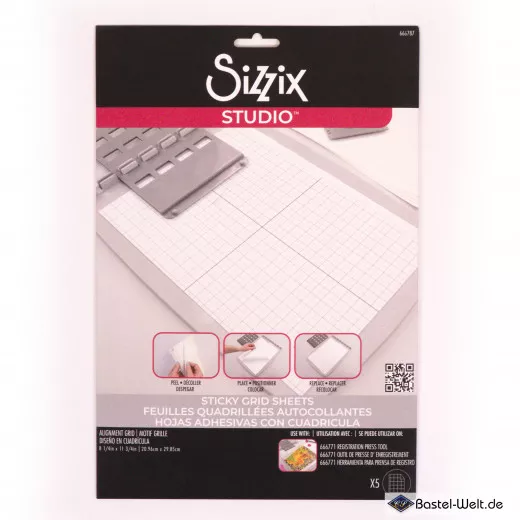 Sizzix - Sticky Grid Sheets