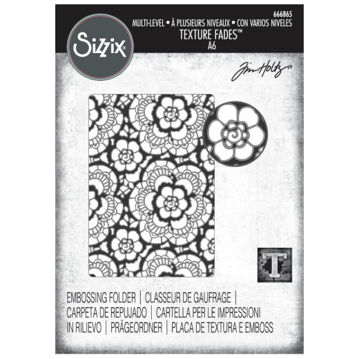 3D Embossing Folder by Tim Holtz - Vault Lace