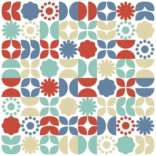 Sizzix - Rotating Stencil - Retro Vibe