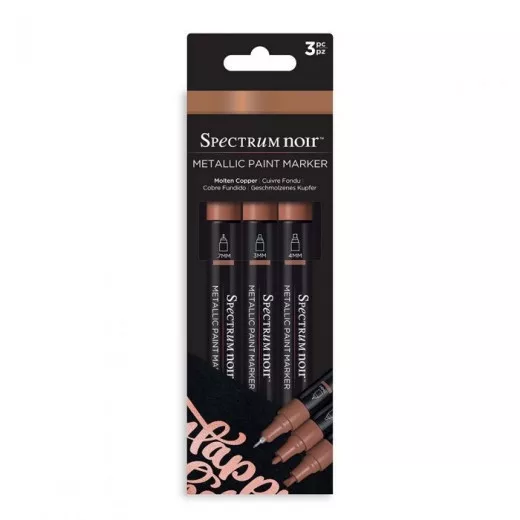 Spectrum Noir Acrylic Paint Marker Metallic Set - Molten Copper