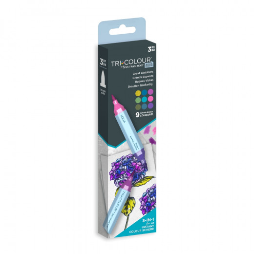 Spectrum Noir TriColour Aqua Marker - Great Outdoors