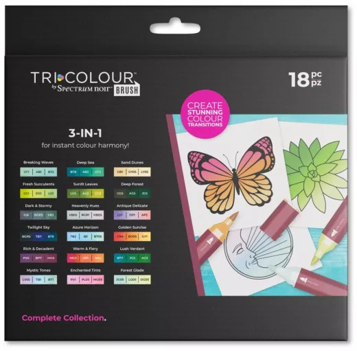 Spectrum Noir TriColour Brush Marker - Complete Collection