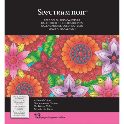 Spectrum Noir - A Year of Colour - 2022 Colouring Calendar