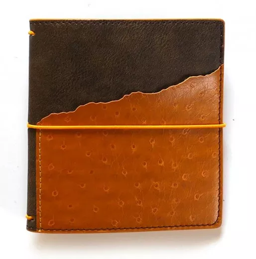 Travelers Notebook Square - Espresso Ochre