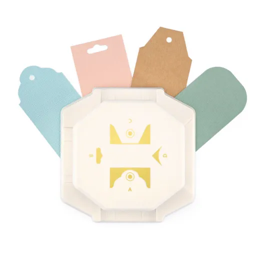 Vaessen Creative - 4-in-1 Eckenstanzer - Klassische Etiketten