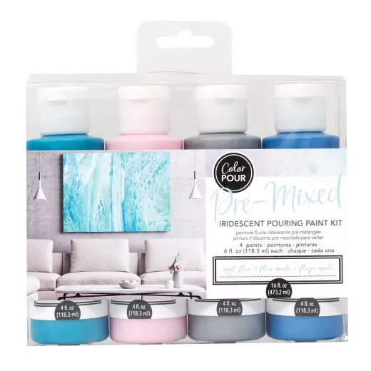 Color Pour Pouring Paint Kit - Opal