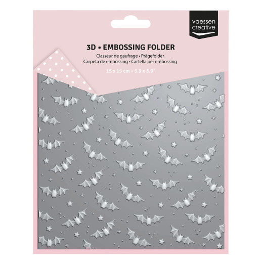 Vaessen Creative - Embossing Folder - Fledermäuse