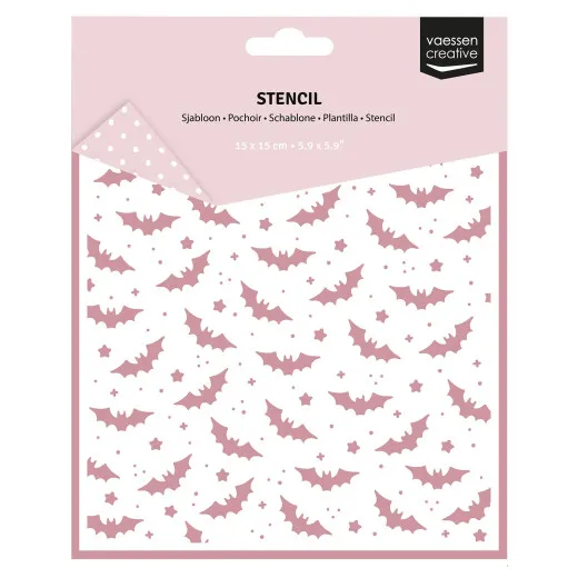 Vaessen Creative - Schablone - Fledermäuse