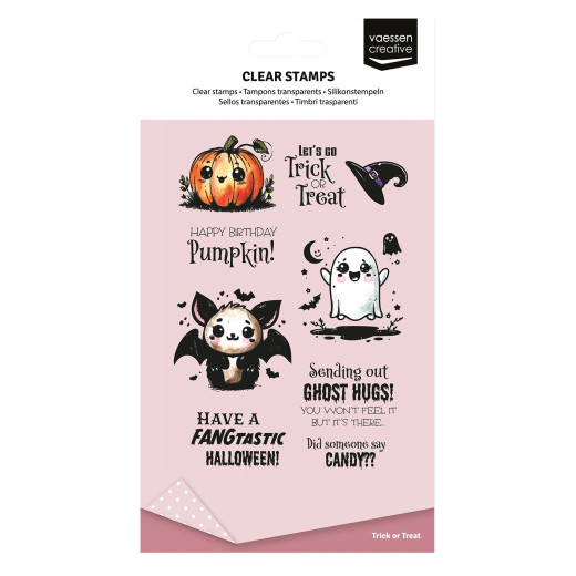 Vaessen Creative - Clear Stamps - Trick or Treat