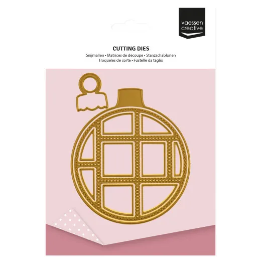 Vaessen Creative - Stanzschablone - Jolly Mail Collection - Weihnachtskugel