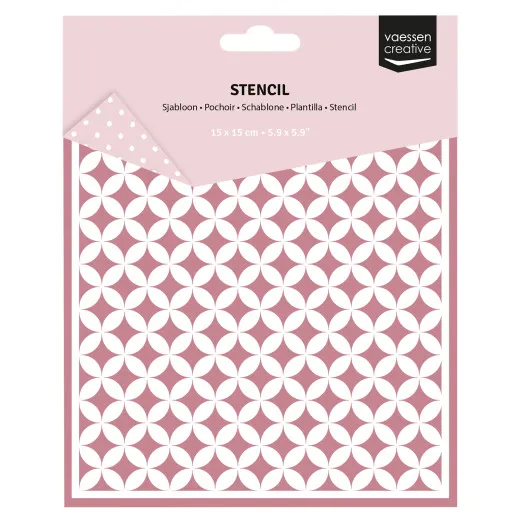 Vaessen Creative - Schablone - Jolly Mail Collection - Grafische Sterne