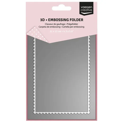 Vaessen Creative - Embossing Folder - Briefmarke