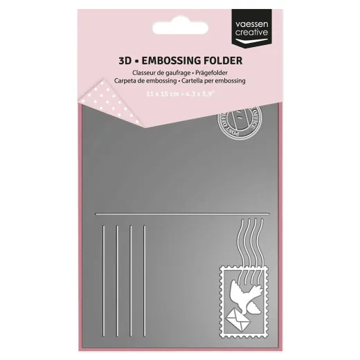 Vaessen Creative - Embossing Folder - Postkarte