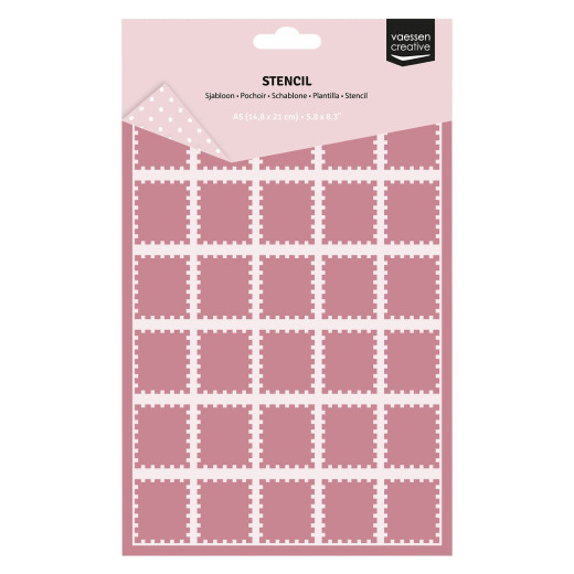 Vaessen Creative - Schablone - Briefmarken