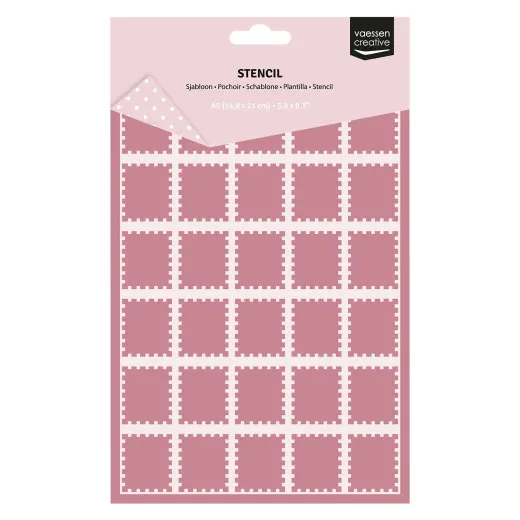 Vaessen Creative - Schablone - Briefmarken