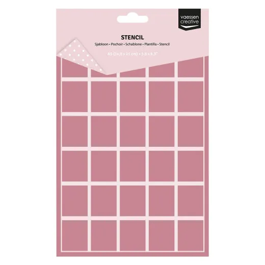 Vaessen Creative - Schablone - Rechtecke