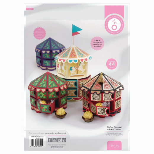 Verso Dimension Die Set - Gift Box Big Top Carousel