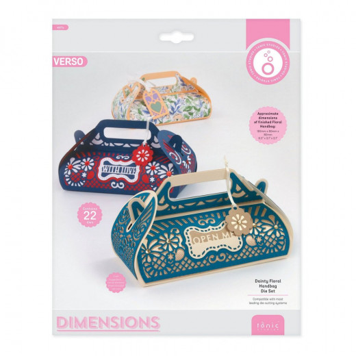 Verso Dimension Die Set - Small Floral Handbag