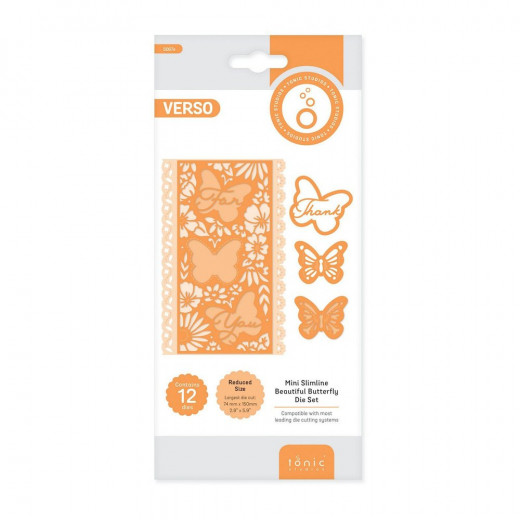 Tonic Studio Verso Die - Mini Slimline Beautiful Butterfly