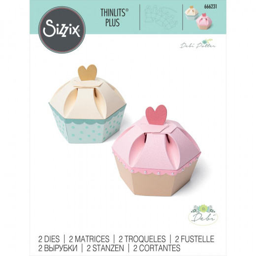 Thinlits Plus Die Set - Fabulous Cupcake Box by Debi Potter