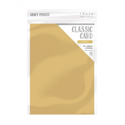 Craft Perfect Classic Card - Tan Brown